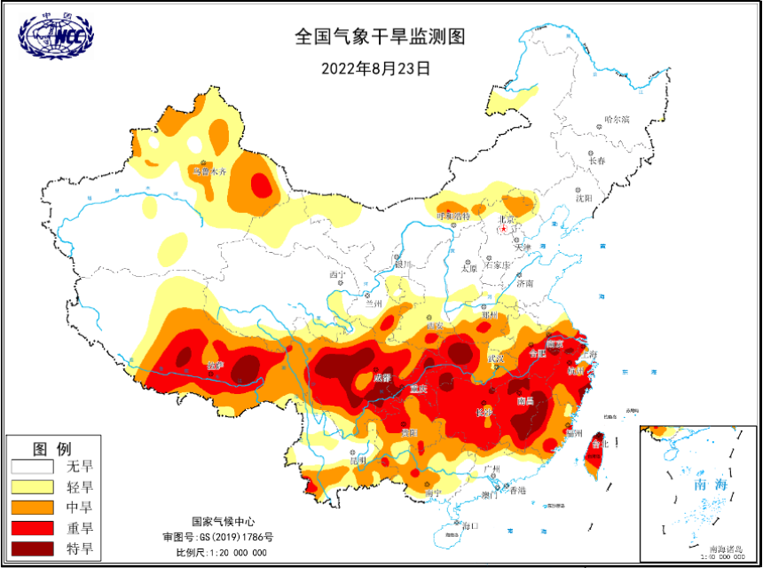 中央气象台发布气象干旱橙色预警，湘赣江浙等地干旱将持续发展