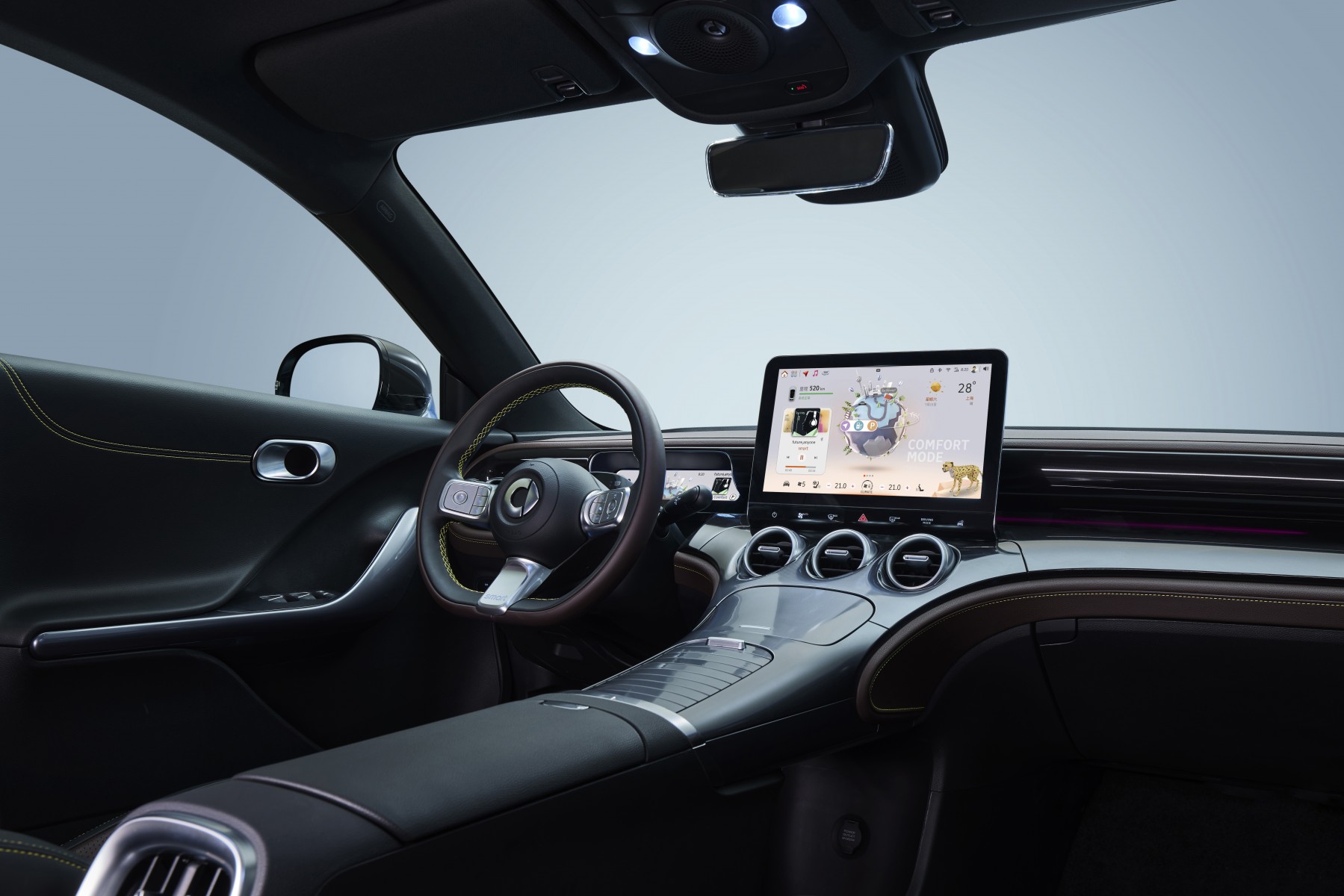 全新smart精灵#3 内饰